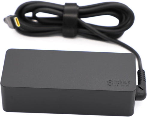 Original Lenovo 65W USB Type C AC Adapter for ThinkPad T14, T15, E14, E15, X1 Carbon, Compatible P/N: ADLX65YDC3D