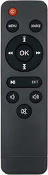 ZECARFA M8-F Replacement Mini Projector Remote Compatible with AuKing M8-F A008 / V08