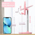 Cute Cat Phone Stand, Cat Head Cell Phone Holder for Desk, Angle & Height Adjustable Compatible with All Smartphones,