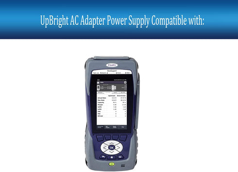 UpBright 12V AC/DC Adapter Compatible with VIAVI JDSU OneExpert DSL ONX-580, One Expert Bonded DSL Tester