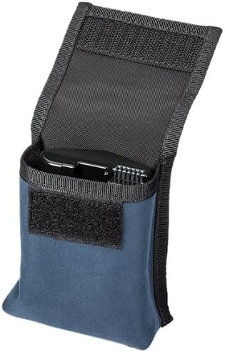 LensCoat 2-Battery Pouch for Pro DSLR Camera Battery Holder, Navy