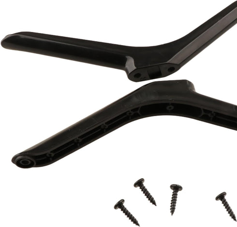 ZGUZMCMK 2 19cmx5cmx1.6cm Pieces Tabletop TV Stand Base Table Top TV Legs Simple Assembly