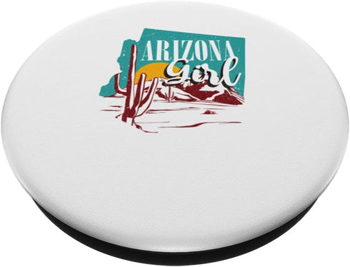 Arizona Girl Cactus Desert AZ Roots Heritage PopSockets Standard PopGrip for Women