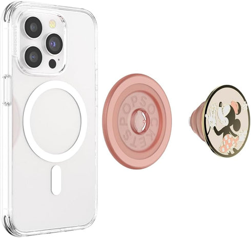 PopSockets Disney Enamel Minnie Daisy SNIFF Round Phone Grip Compatible with MagSafe