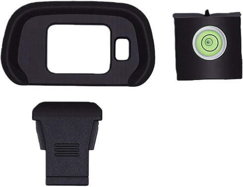 Bewinner Viewfinder Eyecup & Hot Shoe Cover | Soft Silicone Kit with