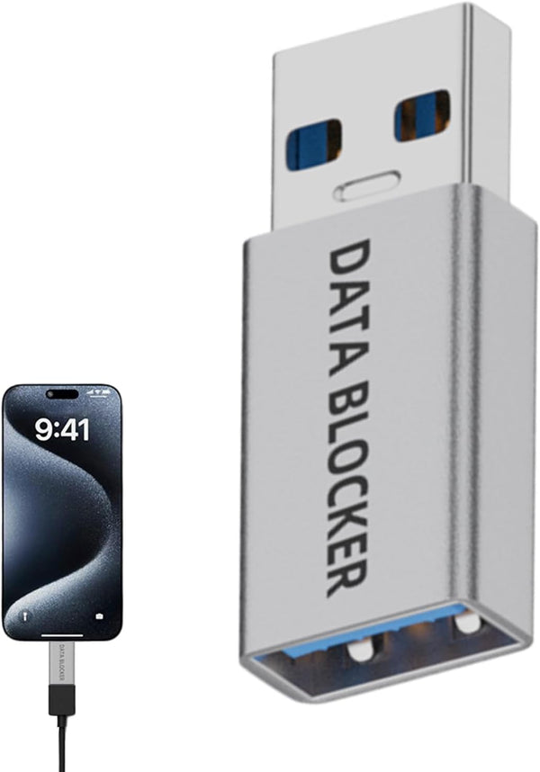 Generic USB Data Blocker - Anti Juice Jacking Adapter,USB Port Privacy Protector Type-C