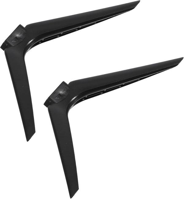 TINEASUR No-Drill Television Stand Bracket 15mm Dual-Hole Plastic Legs Tabletop Tv Base Support