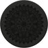 Moroccan Mandala Black Arabic Geometric Pattern Zen Gift - PopSockets Standard PopGrip