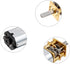 Lagogia 6V 1000RPM GA12-N20 3mm Pack 1 Micro DC Gear Speed Reduction Motor with Full Metal Gearbox Motor Shaft