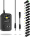 Aclorol Universal Power Adapter 30W, Adjustable 12V 9V 7.5V 6V 5V 4.5V 3V AC/DC Converter with 14 Tips