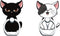 Cat Phone Ring Stand Holder - 360 Rotation Finger Ring Grip Stand for Cellphones, Smartphones, and Tablets