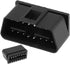 Generic OBD-II 24V Square Hole 16Pin Male Extension Opening Cable Car Diagnostic Interface