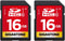 Gigastone 16GB SDHC Memory Card, 2 Pack Premium Series, Transfer Speed Up to 80MB/s for Photos, Videos, Music, Files,