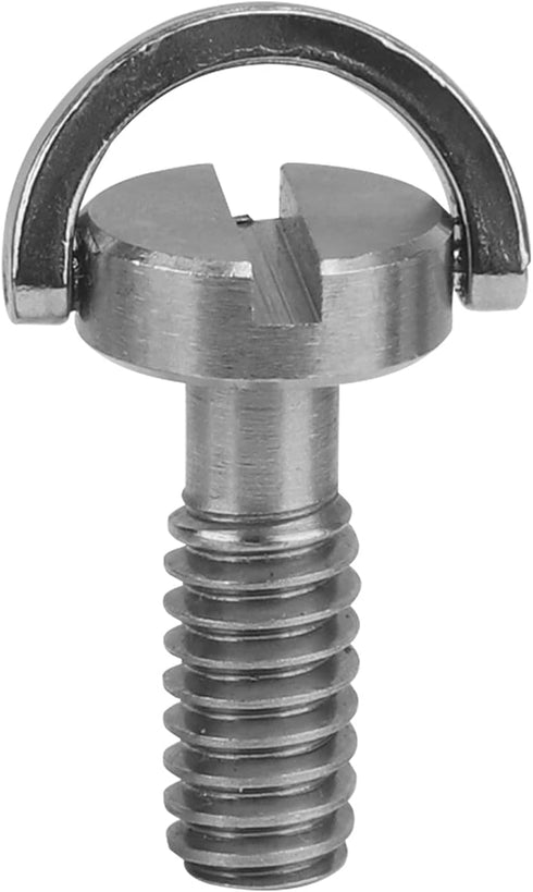 Shaft D-Ring 1/4 Inch Screw for Camera Tripod Monopod QR Plate, Quick Release Plate