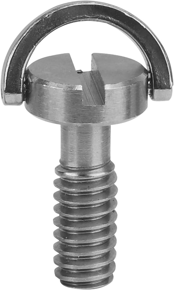 Shaft D-Ring 1/4 Inch Screw for Camera Tripod Monopod QR Plate, Quick Release Plate
