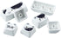 PBT Keycaps 135 Keys, Black and White Cat Cute Shape Keycaps Set, Dye-Sublimation Mao Profile for Mechanical Keyboards