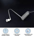 Earpiece Headset for Garmin Radio Rino 110 120 130 520HCX 530HCX 610 650 655T 700T 750 755T Walkie Talkie 2.5mm 1-pin FBI Style Covert Acoustic Tube PTT Earphone with Mic (Straight Plug)