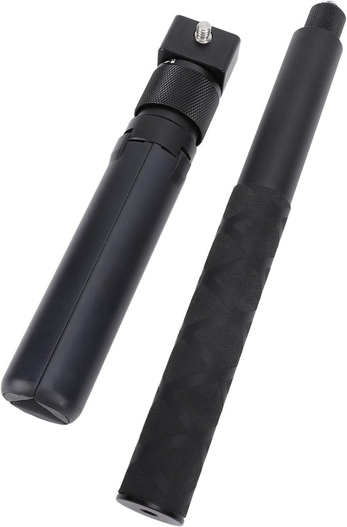Serounder 47in 6.9in 1/4 X4 X3 X2 Invisible Selfie Stick, Time Tripod Camera Selfie Stick with Screw Extendable