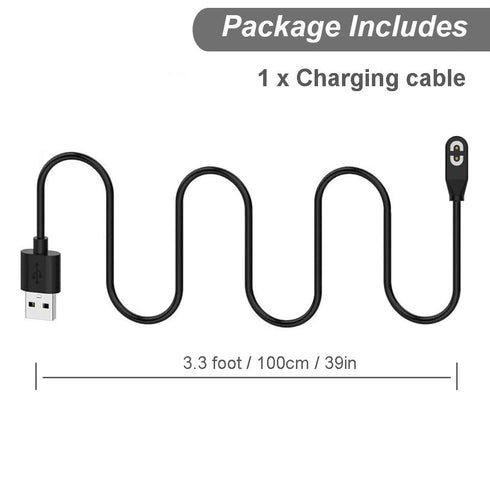 Charging Cable for Shokz OpenRun, OpenRun Pro, OpenRun Mini, AfterShokz Aeropex, Replacement USB Charger (3.3ft/1m)