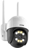ZOSI 2K WiFi Pan/Tilt Security Camera, 3MP Outdoor Home PT Camera with Auto Tracking, 2-Way Audio, Night Vision