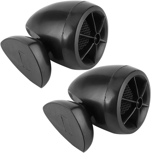 Acouto Music Horns Car Audio, 1200W 12V Tweeter Mini Horn Loudspeaker for Car Audio