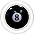 PopSockets PopGrip for MagSafe - Black 8 Ball Pool Billiard