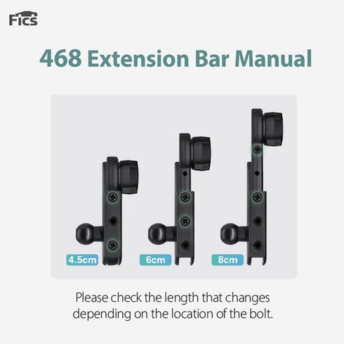 FICS Phone Holder Customized for Genesis GV70, G80 2023 Accessories, Phone Mount