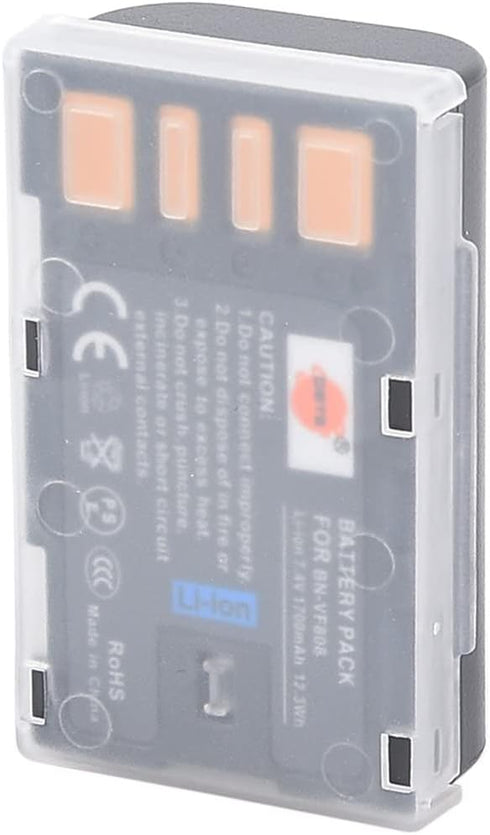 DSTE BN-VF808U BN-VF808 Li-ion Battery - Compatible with JVC GZ-MG148 150 155 175 275 575 GZ-HD7 GR-D745 746 750 760