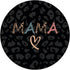 leopard mama, half leopard mama, black leopard cheetah mama PopSockets Swappable PopGrip
