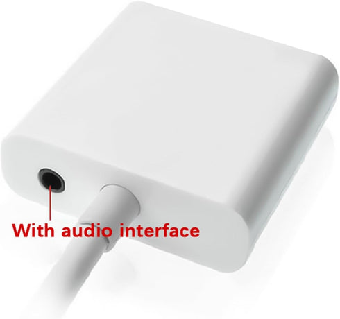 TENYELE 1080P HDTV To VGA Adapter Converters Output Computer Connector Dongle For Laptop PC Monitor Projector