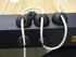 Pack of 6 Black Cable Wire Cord Clips, Self-Adhesive Organizer Holder for USB, Network, Headphone Cables for Home,