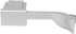 Haoge Metal Thumbs Up Hand Grip for Leica Q2 Camera, Silver Hot Shoe Thumb Up Rest