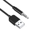 USB to 3.5mm Jack Audio Adapter, Male AUX to USB 2.0 Charge Cable for iPod Shuffle, MP3 Player, Headphones, 3.3FT