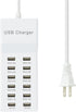 USB Charger, 12 Port USB Charging Station Hub with Fast Charging Wall Charger for Multiple Devices, Compatible with