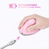 Ergonomic Mouse, Rechargeable Small Vertical Wireless Mouse with 6 Buttons, Adjustable 800/1200/1600 DPI Pink for
