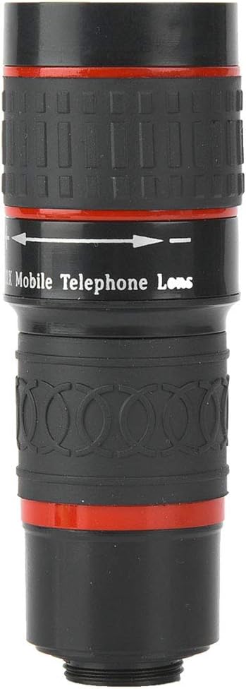 Tbest Accessories,20X Lente De Zoom,Clip On Phone Zoom Lens,Attachment Lens for Cellphone,Mobile Phone Lens and Long