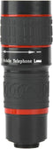 Zoom Lens for Cell Phone, 20X Long Focus Telephoto Lens with Clip for Smartphone Camera, Tablet PC