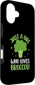 Best Broccoli Gifts Healthy Vegetable Leafy 16 iPhone Cool Broccoli Vegetarian Vegan Vegetable Food For Men Women Case