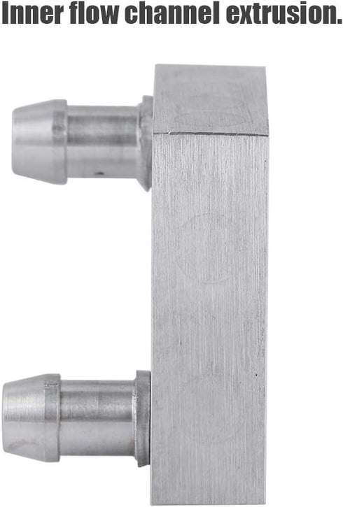 Wendry 40x40mm Computer Water Cooling Head, Aluminum Block for CPU Radiator Liquid Heatsink Cooler, 0.5MM Thickness