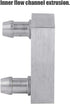 Wendry 40x40mm Computer Water Cooling Head, Aluminum Block for CPU Radiator Liquid Heatsink Cooler, 0.5MM Thickness