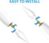 Replacement Tips for Kacvtuy Stylus Pen - 4 Packs High Precision Replaceable Nibs - Easy Installation (White)