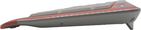 Impecca Pink Wireless Keyboard and Mouse Combo - Full-Sized Ergonomic Keyboard with Palm Rest, Spill Resistant