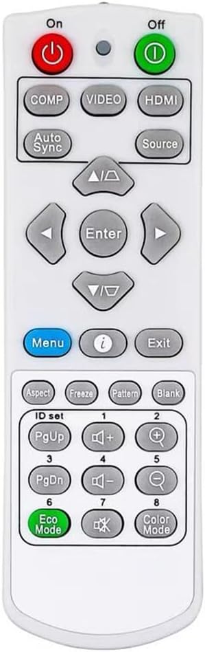 Universal Replacement Remote Control Fit for PA502S PA502SE PA502XE PA503S PA503X PJD5123 PJD5133 PJD5233 5353 A503X Q-3101 for ViewSonic Projector