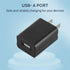 Wall Charger Cube 5V1A USB Power Supply Block, Universal Wall Plug Brick, Portable Fast Charger for iPhone, Samsung
