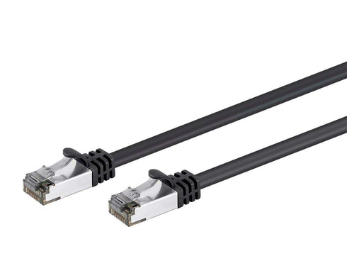 Monoprice Cat8 26AWG S/FTP Ethernet Network Cable - 3 Feet, Black, 2GHz, 40Gbps, Pure Bare Copper