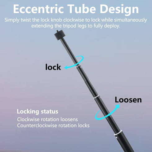 Generic 17.1" 43cm 1/4"-20 / Gimbal Extension Selfie Stick Compact Aluminum Portable Stabilizer Extension Rod, Foldable