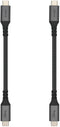 Vebner 6-Inch Extra Short USB4 Cable - 40Gbps Supports 100W (20V, 5A) Charging