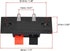 uxcell 2 Way Spring Speaker Terminal Clip, Push Release Connector Cable Terminals Strip Block WP2-3