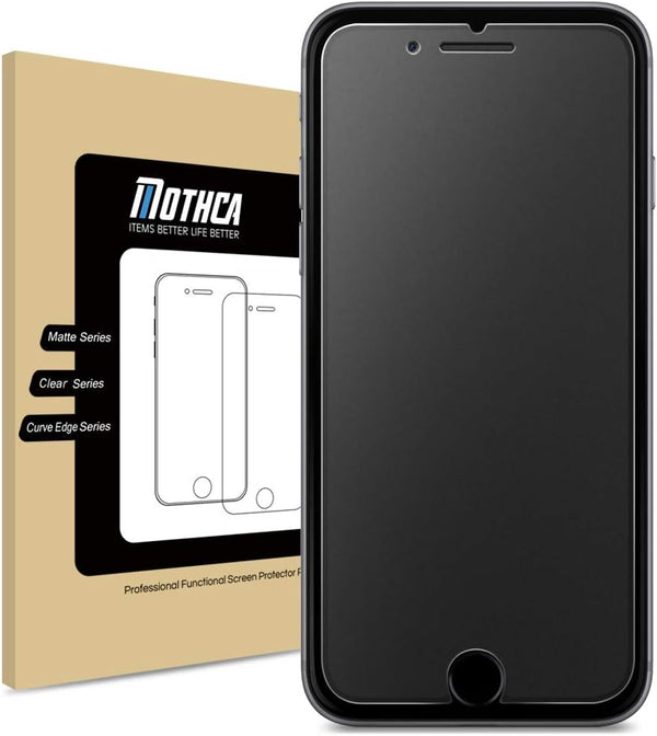 Mothca Matte Glass Screen Protector for iPhone SE 2020/2022, Anti-Glare & Anti-Fingerprint, 9H HD Clear Tempered Glass