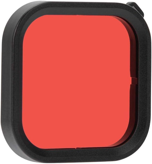 Waterproof Diving Lens Filter for GoPro 8 with Hanging Strap, Red Filter